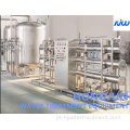 Sistema de tratamento de água de dessalinização da água do mar